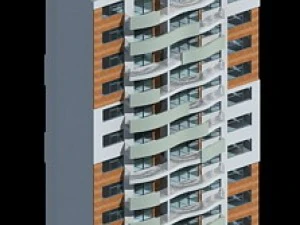 city government office building architectural design - 295 3D Model