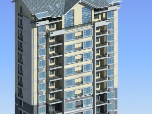city government office building architectural design - 296 3D Model