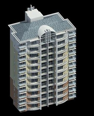 city government office building architectural design - 297 3D-Modell .c4d .max .obj .3ds .fbx .stl .blend 