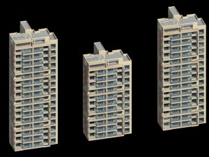 city government office building architectural design - 302 Modelo 3D