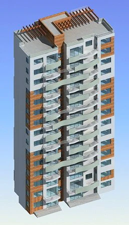city government office building architectural design - 304 3D Model .c4d .max .obj .3ds .fbx .stl .blend 