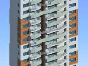şehir h&uuml;k&uuml;met ofis binası mimari tasarımı - 304 3D Model