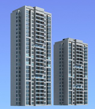 city government office building architectural design - 309 Modèle 3D .c4d .max .obj .3ds .fbx .stl .blend 
