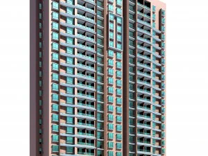 Architekturentwurf des Bürogebäudes der Stadtverwaltung - 311 3D Modell