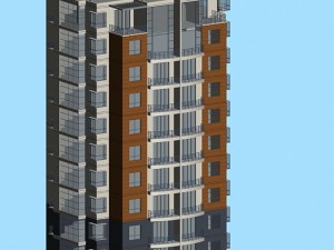 city government office building architectural design - 312 3D Model