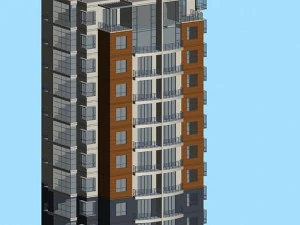 Архитектурный проект здания городской управы - 312 3D Модель