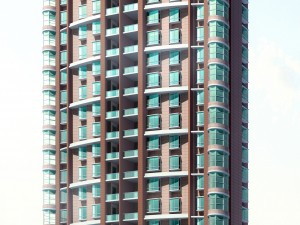 city government office building architectural design - 320 3D Модель