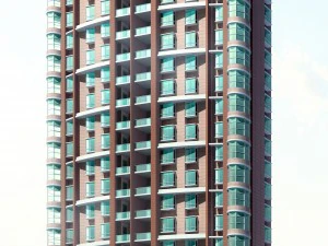 şehir h&uuml;k&uuml;meti ofis binası mimari tasarımı - 320 3D Model