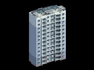 city government office building architectural design - 321 Modelo 3D