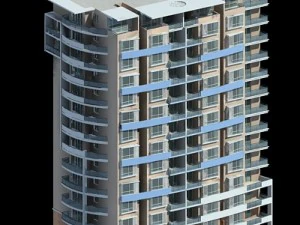 city government office building architectural design - 324 3D Model