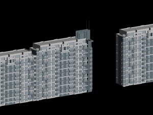 city government office building architectural design - 326 3D Model