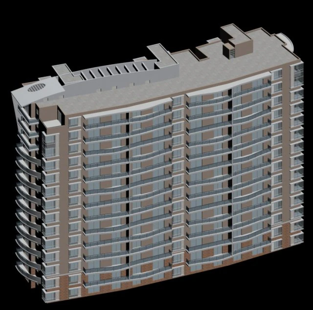 city government office building architectural design - 330 3D Model .c4d .max .obj .3ds .fbx .stl .blend