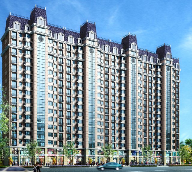 city government office building architectural design - 334 Model 3D .c4d .max .obj .3ds .fbx .stl .blend