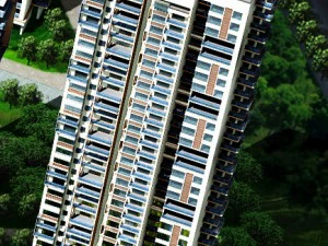 Progettazione architettonica dell'edificio per uffici del governo della citt&agrave; - 337 Modello 3D