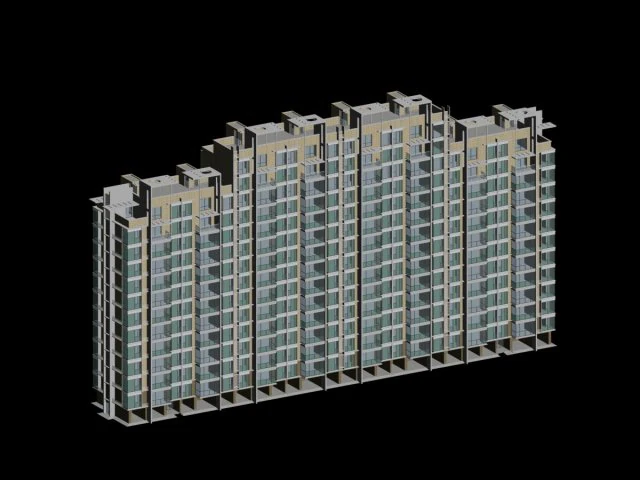 city government office building architectural design - 338 3D Model .c4d .max .obj .3ds .fbx .stl .blend