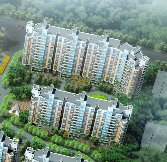 city government office building architectural design - 341 3D मॉडल .c4d .max .obj .3ds .fbx .stl .blend 