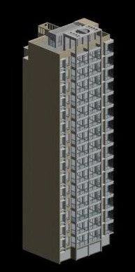 city government office building architectural design - 345 3D Model .c4d .max .obj .3ds .fbx .stl .blend 