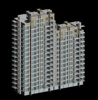 city government office building architectural design - 347 3D Model .c4d .max .obj .3ds .fbx .stl .blend 