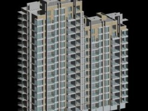 city government office building architectural design - 347 3D Model