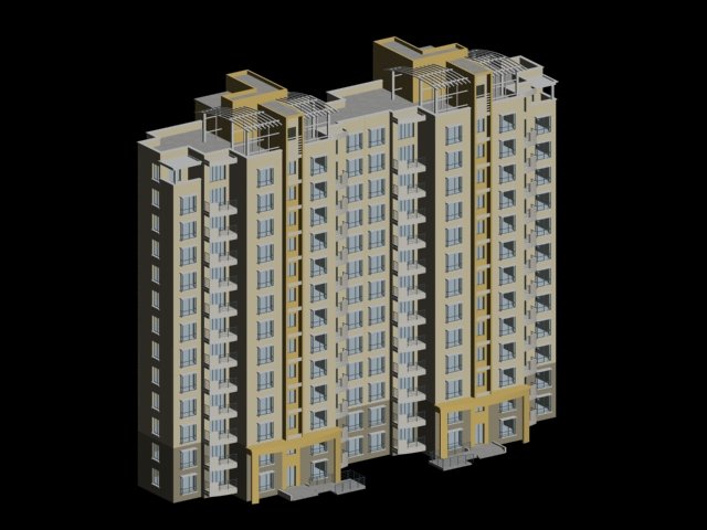 city government office building architectural design - 351 3D मॉडल .c4d .max .obj .3ds .fbx .stl .blend