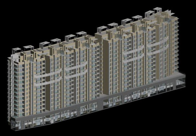 city government office building architectural design - 353 3D 模型 .c4d .max .obj .3ds .fbx .stl .blend 