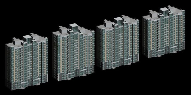 city government office building architectural design - 356 Modèle 3D .c4d .max .obj .3ds .fbx .stl .blend 