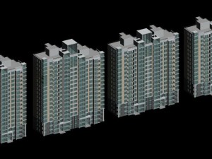 city government office building architectural design - 356 Modèle 3D