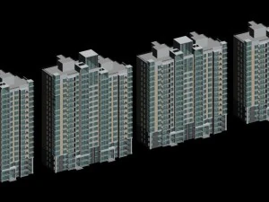 city government office building architectural design - 356 3D Model