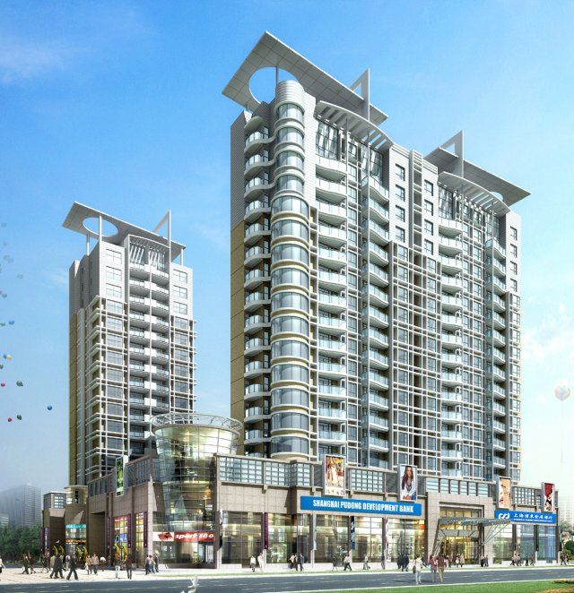 city government office building architectural design - 358 3D-Modell .c4d .max .obj .3ds .fbx .stl .blend 