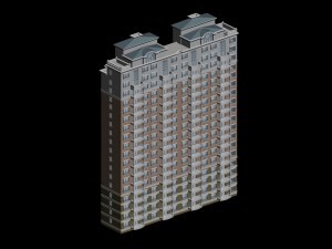 city government office building architectural design - 359 Modelo 3D