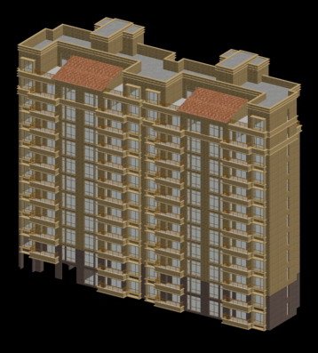 city government office building architectural design - 361 3D Model .c4d .max .obj .3ds .fbx .stl .blend 