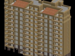 city government office building architectural design - 361 3D Model