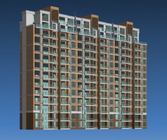 city government office building architectural design - 363 3D Model .c4d .max .obj .3ds .fbx .stl .blend 