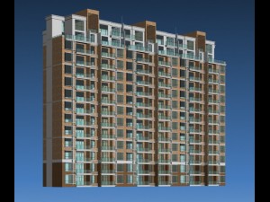 city government office building architectural design - 363 3D 모델