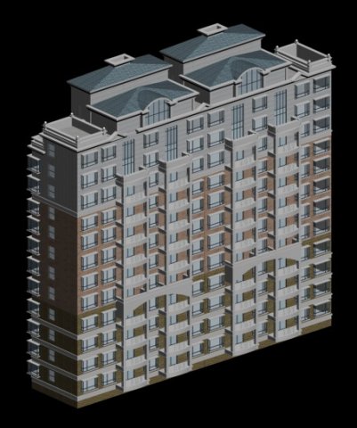 city government office building architectural design - 365 3D Модель .c4d .max .obj .3ds .fbx .stl .blend 