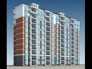 市役所庁舎建築設計 - 367 3Dモデル