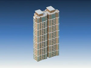 city government office building architectural design - 369 3D Model
