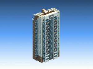 city government office building architectural design - 370 3D Model
