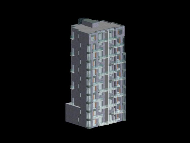 city government office building architectural design - 374 Modelo 3D .c4d .max .obj .3ds .fbx .stl .blend 