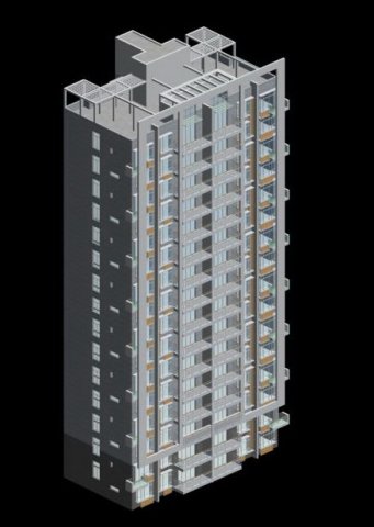 city government office building architectural design - 379 3D Model .c4d .max .obj .3ds .fbx .stl .blend 