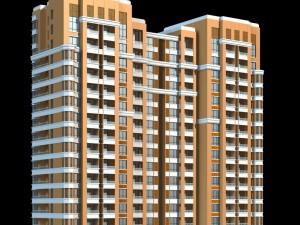 city government office building architectural design - 380 3D Model