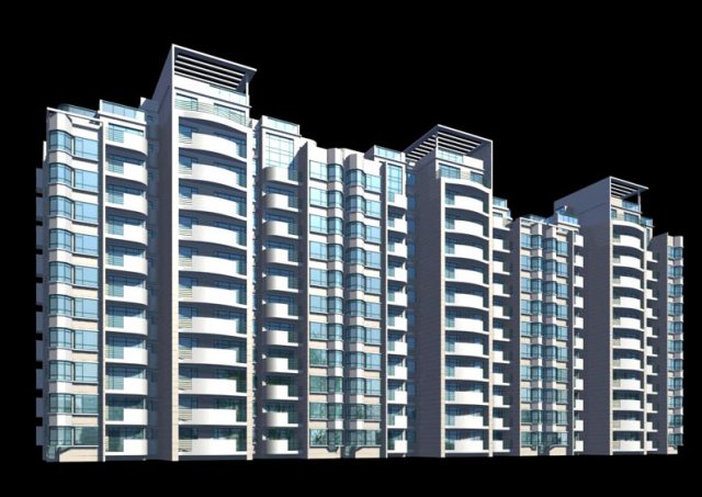 city government office building architectural design - 382 3D मॉडल .c4d .max .obj .3ds .fbx .stl .blend 
