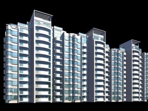 city government office building architectural design - 382 3D Model