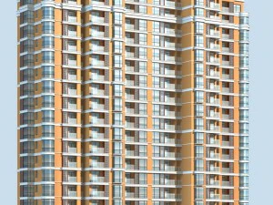 city government office building architectural design - 390 3D Model