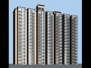 city government office building architectural design - 395 3D Model