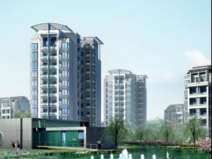 city government office building architectural design - 402 3D Model