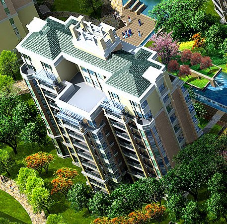 city government office building architectural design - 403 Modèle 3D .c4d .max .obj .3ds .fbx .stl .blend 