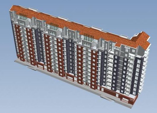 city government office building architectural design - 407 3D Model .c4d .max .obj .3ds .fbx .stl .blend 