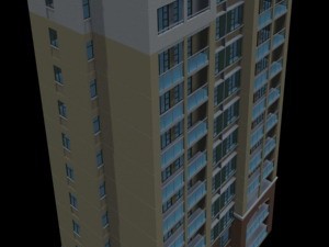 city government office building architectural design - 409 Model 3D