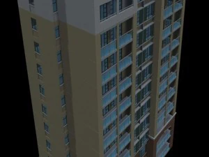 city government office building architectural design - 409 3D Model